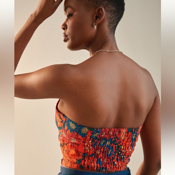 Farm Rio strapless crop top - Picture 5 of 8